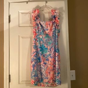 Lilly Pulitzer Steffi Stretch Shift in Viva la Lilly